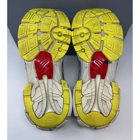 Balenciaga Runner Sneaker Red/Yellow Size 11 US 44 EU - Picture 6 of 10